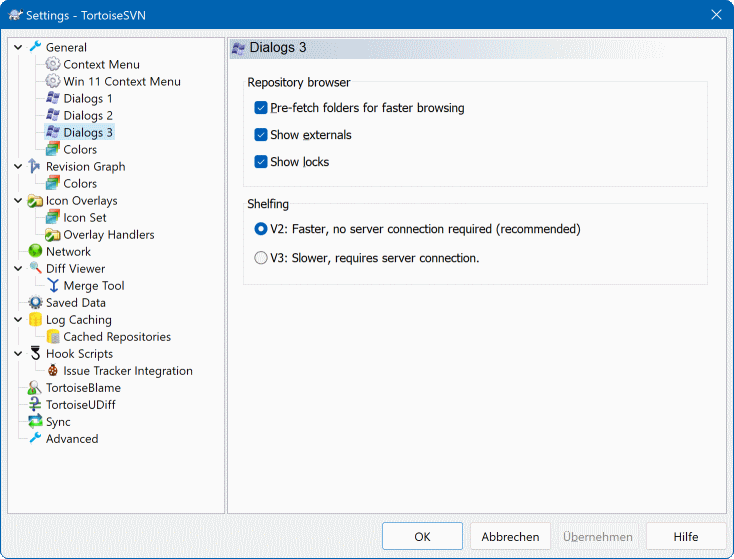 Janela de Configurações, Opção Janela 3