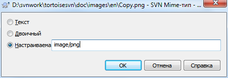Страница свойств svn:mime-type